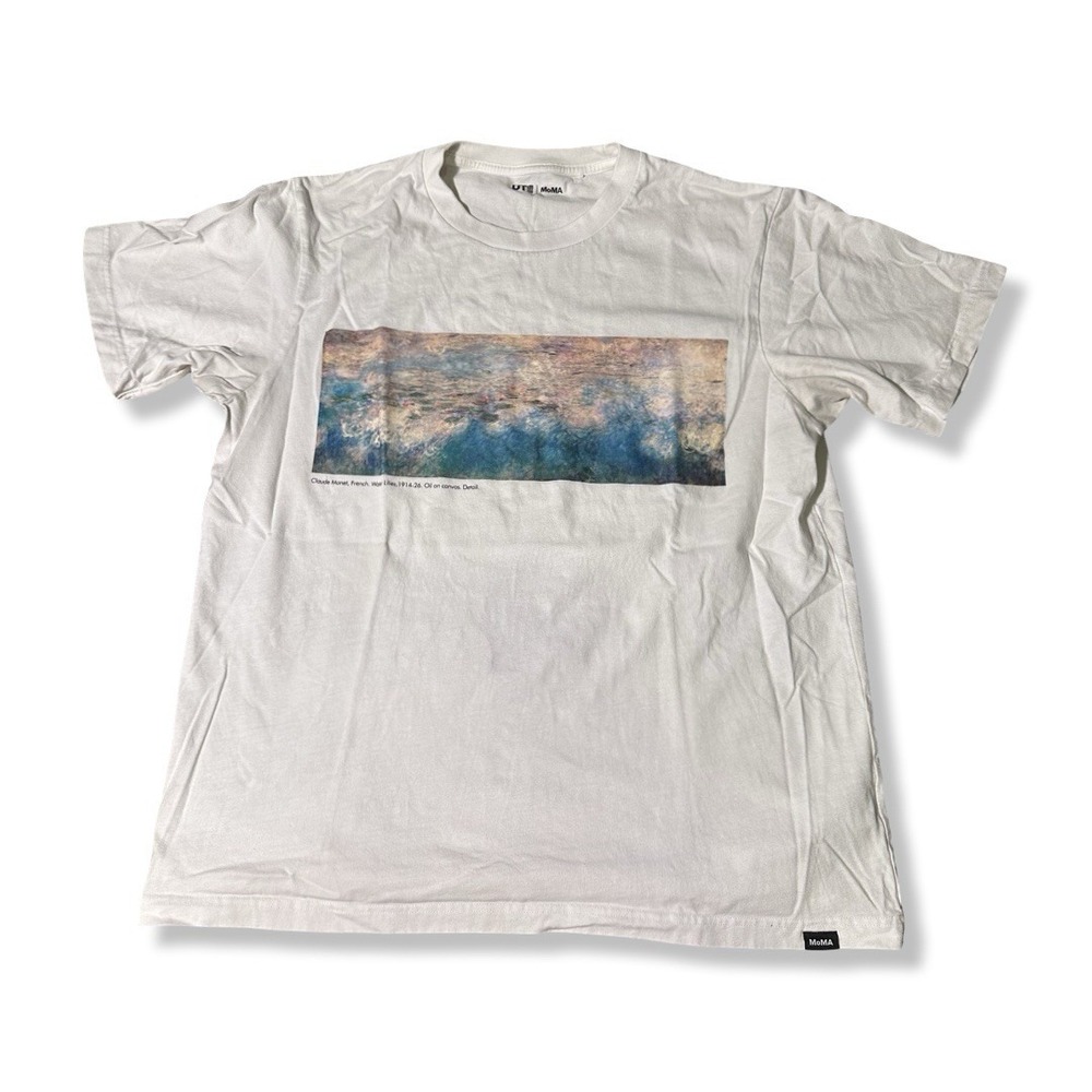 Uniqlo UT Moma Cluade Monet Graphic T Shirt Size Large Art